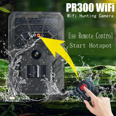 PR300C WiFi che cerca macchina fotografica 15m IR IP56 24MP impermeabile