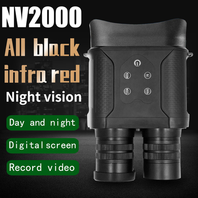 Binocolo cercante infrarosso di deviazione standard 32GB degli occhiali di protezione HD 1080P 12MP di visione notturna NV2000
