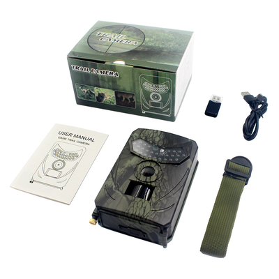 PR100C Hunter Trail Camera 26pcs LED 940nm 12MP 1080P IP56 impermeabile