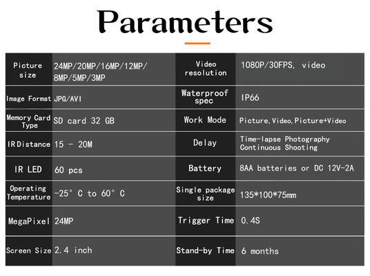 2,4 pollici schermano la macchina fotografica cellulare della traccia di CMOS 24MP 4g Lte della macchina fotografica mobile della traccia