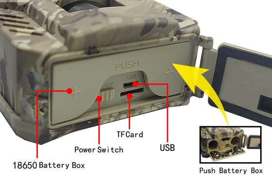 Macchina fotografica impermeabile del gioco di PR200 Hunter Trail Camera 49pcs IR 1080P 30FPS IP54