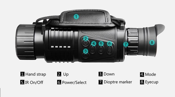NV2180 cannocchiale all'aperto monoculare del campo 13MP Day And Night di visione notturna HD
